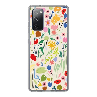 Produktbild von MuchoWow® Handyhülle Schutzhülle Hülle für Samsung Galaxy S20 FE Blumen - Muster - Pflanzen Silikon Softcase Handy Hülle - Abdeckung