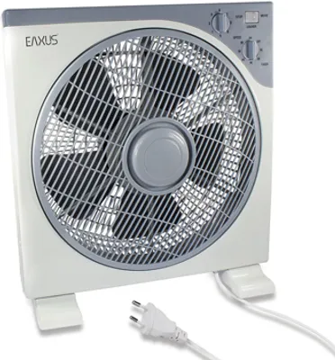 Produktbild von Eaxus® Tischventilator Box | 45W Ventilator mit Timer & 3 Geschwindigkeitsstufen