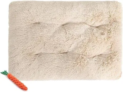 Produktbild von Kissen für Hunde und Katzen, superzart, weich, warm, wuschbar, 40x55 cm, cremefarben