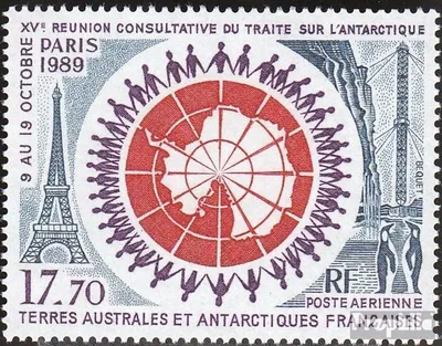 Produktbild von Briefmarken Französ. Gebiete Antarktis 1989 Mi 258 (kompl.Ausg.) postfrisch Antarktisvertrag