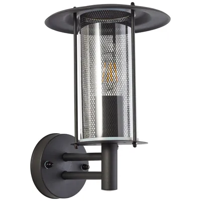 Produktbild von BRILLIANT schwarze Außenwandleuchte DETROIT | stehend Außenwandlampe IP44 | 1x E27 Fassung max. 20W | Metall/Kunststoff