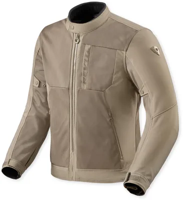 Immagine prodotto di Giacca da moto in tessuto impermeabile Revit Highcrest H2O, color sabbia, taglia M