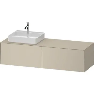 Produktbild von DURAVIT WT4864L60600010 Konsolen-WTU wh White Tulip 550x1300x