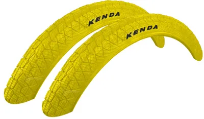 Produktbild von 2x Kenda Krackpot BMX Reifen 20 x 1.95 - 50-406  Gelb