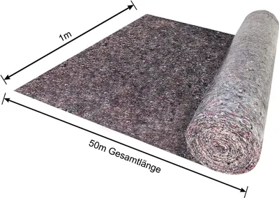 Image de ACXIN 1x50m Non-tissé de couverture 180gr/m² Non-tissé pour peintre avec couche PE antidérapante Tapisserie et revêtements de sol Protection de surface pour peintres et bricoleurs (zone de couverture jusqu'à 50m²)