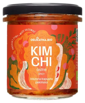 KIMCHI OSTRE BIO 300 g - DELIKATNA