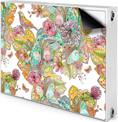 Produktbild von Magnet Radiator Magnet Mat Heizkörper Heizung Verkleidung Abdeckung 90x60 cm - Mandala, Muster