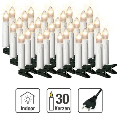 Obrázek produktu pro Hellum 613018, Bílá, 30 žárovek, 14600 mm, 3 m, 40 cm