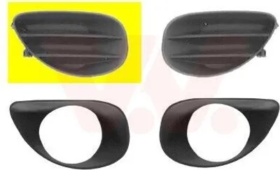 Zdjęcie produktu dla VAN WEZEL Kratka wentylacyjna Grill Zderzak do TOYOTA Yaris hatchback (P9) bez otworów na światła przeciwmgielne