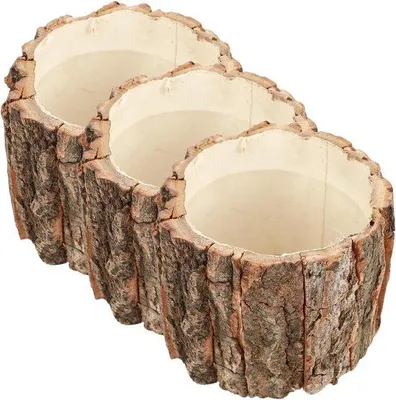 Produktbild von Holz-Drehplateau für Blumentöpfe und Bonsaischalen