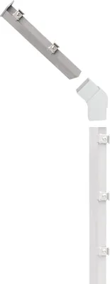 Produktbild von Übersteigpfosten für Pfosten P - Ausführung: verzinkt, Länge: 45 cm