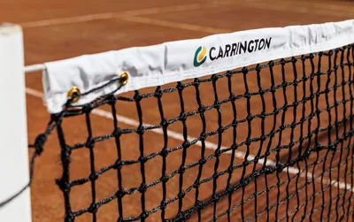 Produktbild von Tennisnetz Expert 3,5mm - Doppelte Maschen - Spezielles Sandplatznetz mit schmutzabweisendem Oberband!