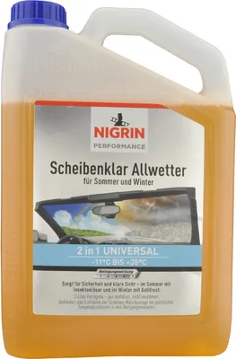 Produktbild von NIGRIN Performance Scheibenklar Allwetter | 3 Liter | mit Frostschutz bis -11°C