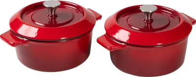 Produktbild von Woll Iron Mini-Kasserolle mit Deckel 2er Set - Induktiv -, Ø 10 cm, 5 cm hoch, 0