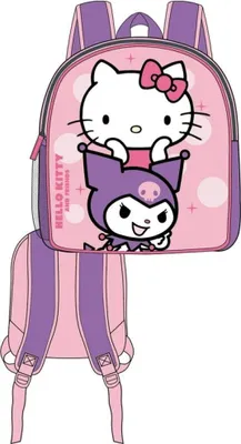 Produktbild von Hello Kitty & Kuromi 3D-Rucksack 30 cm