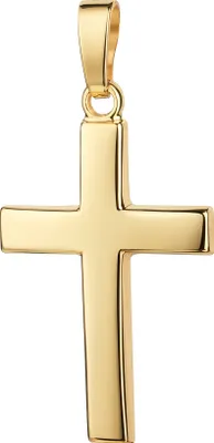 Produktbild von Kreuz Anhänger Gold 333 formschönes Goldkreuz