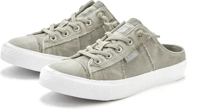 Produktbild von Elbsand Sneaker Sabot, Clog, Freizeitschuh, Halbschuh, Stoffschuh, Turnschuh hellgrau Größe 38
