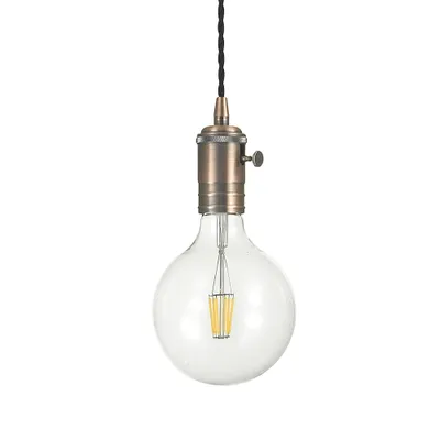 Obrázok produktu pre Sospensione Rustica-Country Doc Metallo Rame 1 Luce E27