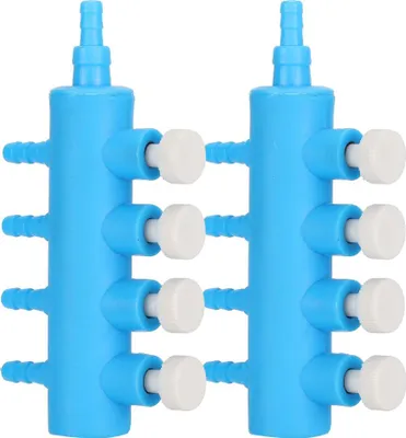 Obrázek produktu pro 2ks Fish Tank Air Splitter Air Pipe Distributor Akvárium Kyslíkové čerpadlo Adaptér Accessory4 Way