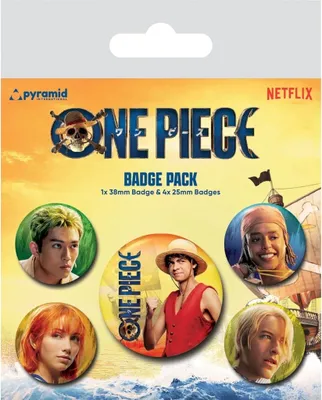 Zdjęcie produktu dla One Piece Ansteck-Buttons 5er-Pack The Straw Hats