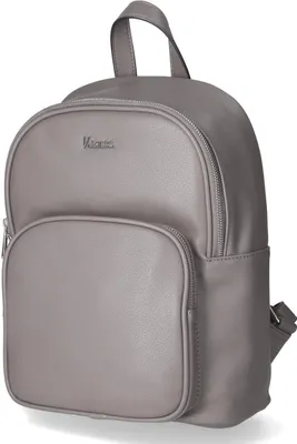 Produktbild von Kaerlek Damen Citypack/ Daypack/ Rucksack Grau Kunstleder