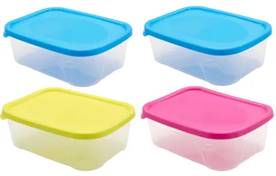 Produktbild von 4x Frischhaltebox Frischhaltedose Brotdose Lunchbox Proviantbox Vorratsdose Box