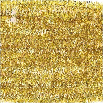 Produktbild von Chenilledraht SET mit 10 Stück glitter gold