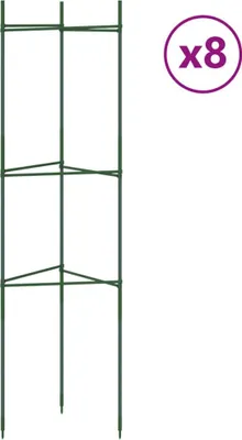 Obrázek produktu pro vidaXL Klece na rajčata 8 ks 116 cm ocel a PP