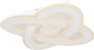 Produktbild von Globo Lighting Deckenleuchte Metall weiß, matt, Acryl opal, dimmbar, mehrere Stufen über Wandschalter, Farben fixierbar, Memoryfunktion, Nachtlicht, Fernbedienung, Batterie inkludiert 2x AAA, LxBxH: 500x500x65mm, inkl. LED 36W 230V, 400-4848lm Source, 180-1950lm Output, CCT 3000-6000K