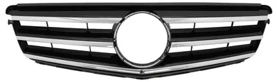 Imagen del producto de Rejilla delantera para Mercedes C W204 S204, berlina o familiar, modelo 2007-2014, color brillante.