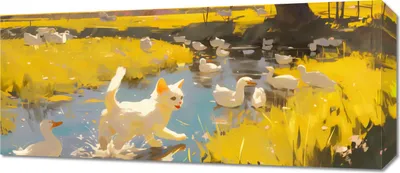 Produktbild von Bild 70x30cm Sonne auf dem Land