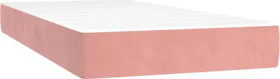 Image de Matelas à ressorts ensachés Rosa 120x190x20 cm velours