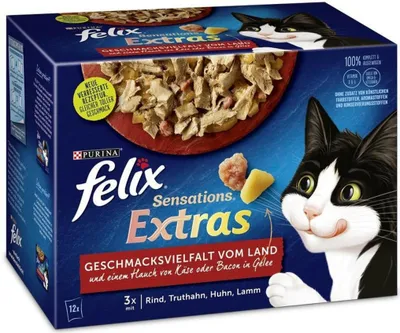 Produktbild von Felix Sensations Extras Geschmacksvielfalt vom Land | 12x85g