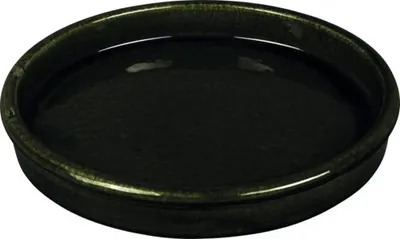 Produktbild von Blumentopf Untersetzer Passion for Pottery Oslo Keramik Ø 30 cm H 2,5 cm grün