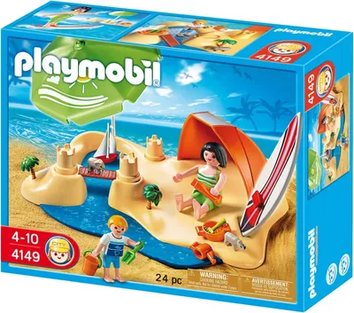 Immagine prodotto di PLAYMOBIL 4149 - Set compatto vacanze in spiaggia