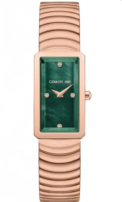 Productafbeelding van Cerruti 1881 polshorloge VALLUCCIOLE, rosé goud, groen