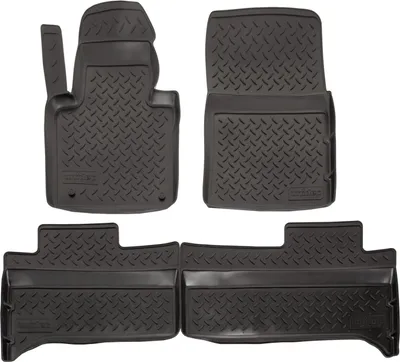 Produktbild von NORM LINERS | 3D Gummimatten Auto Matten Fussmatten Kompatibel mit Land Rover Range Rover 3 2002-2012 4tlg, Individuelle Passform mit Hohem Rand cca 4-5cm, Allwetter,