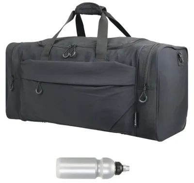 Produktbild von Sporttasche große Sport Sauna Tasche Herren Damen Elephant Reisetasche Pendler Weichgepäck Saunatasche Porto XXL 69 cm 3739 Schwarz +Trinkflasche
