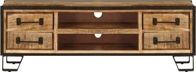 Obrázek produktu pro vidaXL TV skříňka se zásuvkami 120x30x40 cm z masivního mangového dřeva