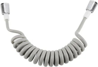 Immagine prodotto di Tubo flessibile per doccia per cabine da bagno - Grigio - Accessori sanitari - Spruzzatori d'acqua e accessori per bidet