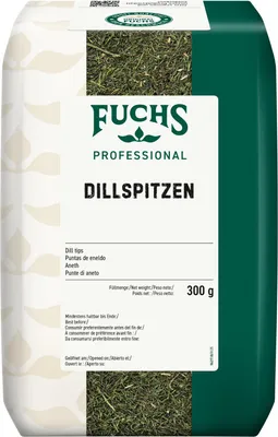 Produktbild von Fuchs Professional Dillspitzen frische Kräuternote Packung 300g