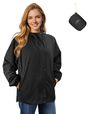 Image de Manteau de pluie imperméable pour femmes, avec capuche et grande poche
