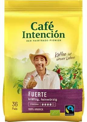 Zdjęcie produktu dla Cafe Intencion Fuerte mocna kawa w kapsułkach o delikatnym smaku