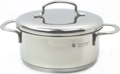 Image de WMF Cocotte 16 cm Mini acier inoxydable Casserole à induction avec couvercle