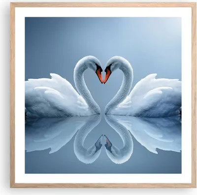 Produktbild von Gerahmtes Poster - Rahmen in heller Eiche - Ladung Dampf Wasser - 60x60 cm - Wand Bild - Wanddeko - Wandbilder - Wandposter - Bilderrahmen - Bilder - Kunstdruck - Wandbild - P2NAC60x60-3541
