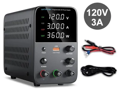 Produktbild von Stromversorgung, einstellbare Spannung, digitale Anzeige, Ausgang 120V 3A