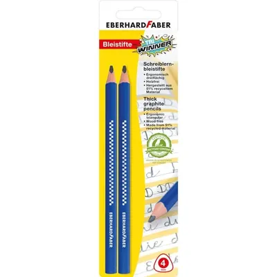 Produktbild von Eberhard Faber 510098, 2B, Blau, Graphit, Schule, 4 mm, Box, 2 Stück(e)