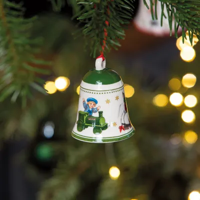 Immagine prodotto di Villeroy & Boch Advantage set di 6 campanelle My Christmas Tree, verde Porcellana Premium, plastica colorata, verde 1486226850