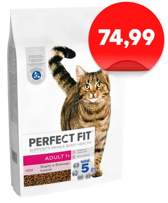 Immagine prodotto di PERFECT FIT™ Gatto Sacchetto Adult 1+ con salmone 7 kg
