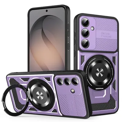 Zdjęcie produktu dla Techsuit RuggedCam Etui z osłoną aparatu do Samsung Galaxy S26 - fioletowe